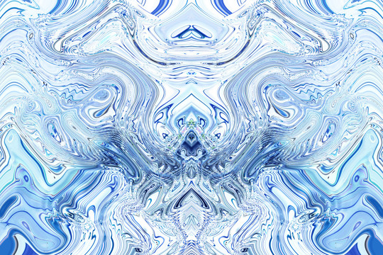藍(lán)色抽象水紋大理石紋理背景
