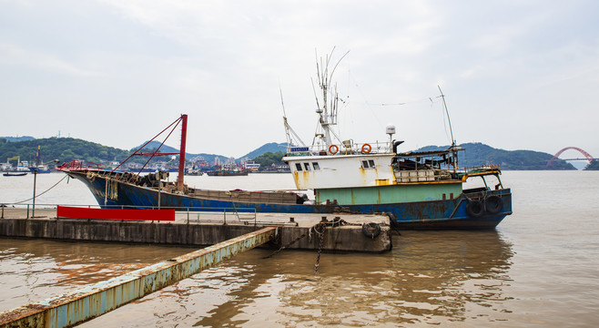 象山石浦港口渔船