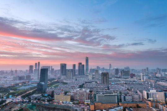 中国辽宁沈阳城市夜景