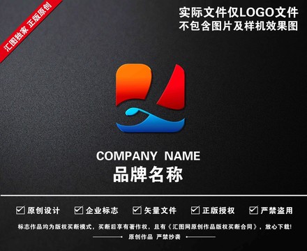 字母L标志