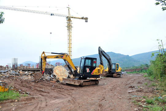 厂区建造现场