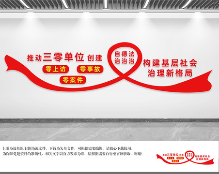 創(chuàng)建三零單位文化墻