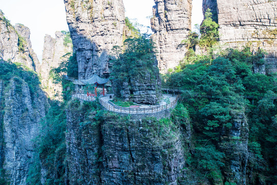 北帝山旅游风景区玄武岩风光