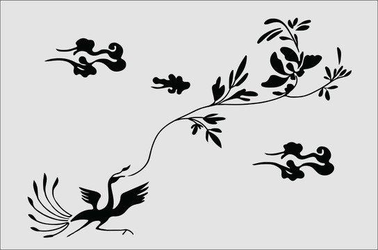 中式花紋圖案