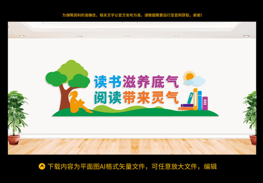 圖書角文化墻