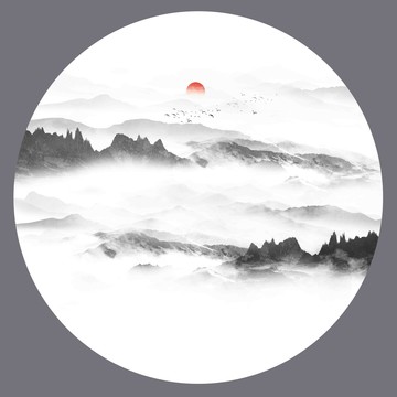 山水装饰画