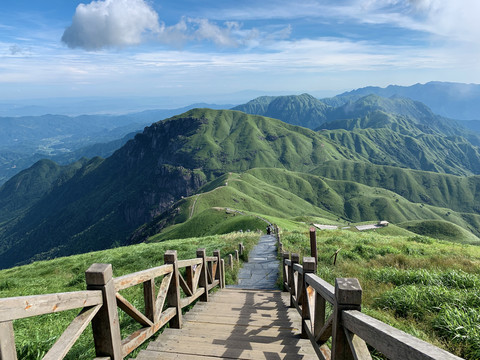 江西武功山栈道