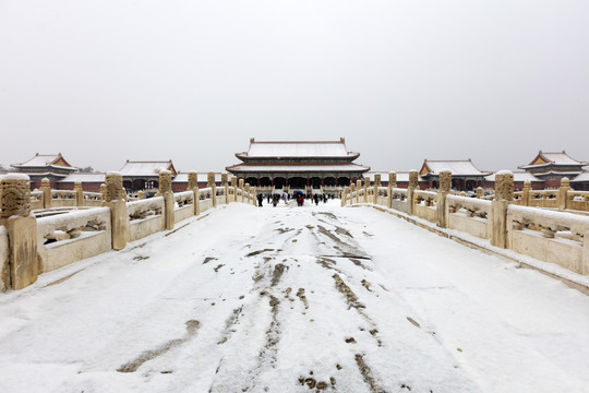 故宫雪景