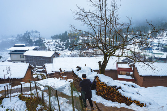 云南雪景