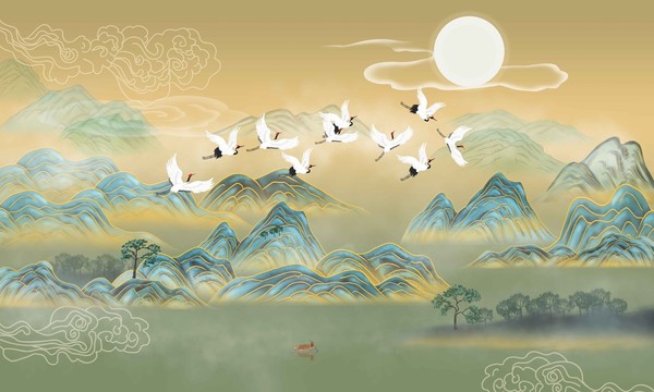 國潮山水