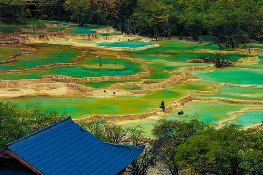 四川黄龙风景区