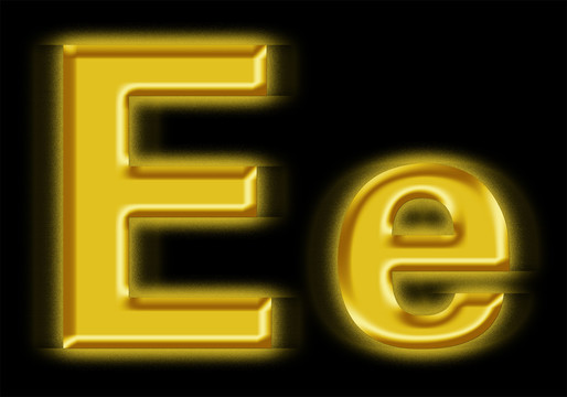 黃金字母E
