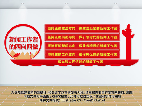 新聞工作者四向四做