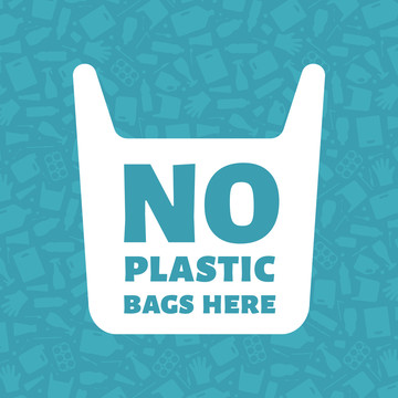 禁用塑料袋海报封面