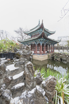 昆明大观公园雪景