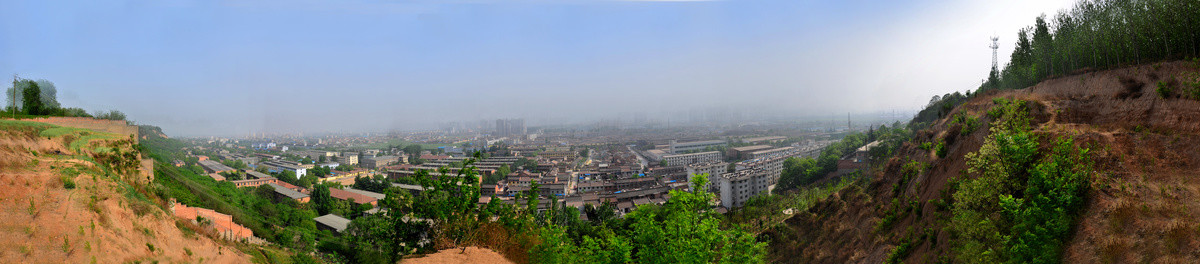 宝鸡市陈仓区李家崖全景