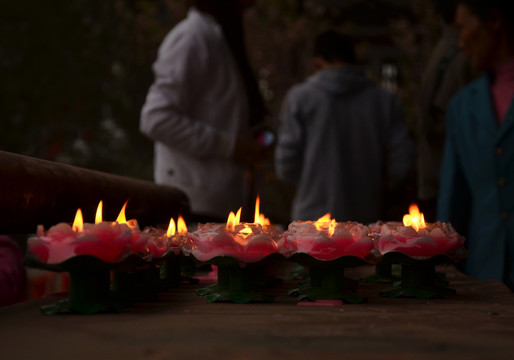 青龙寺莲花灯