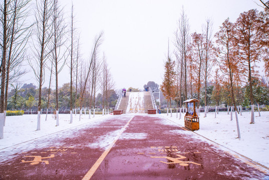 雪地步行道