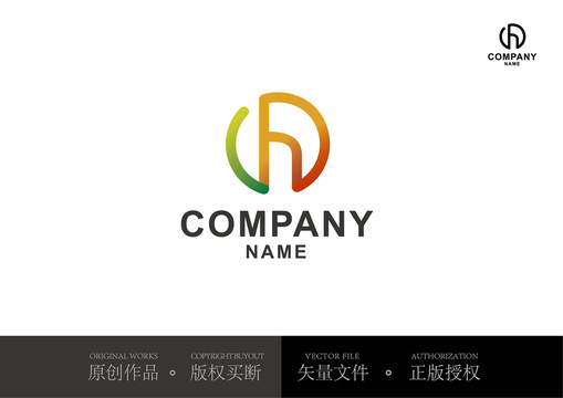 h字母logo