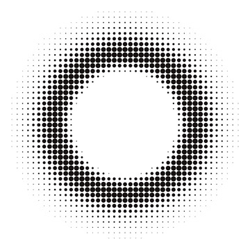 邊緣圓點(diǎn)鏤空?qǐng)D案