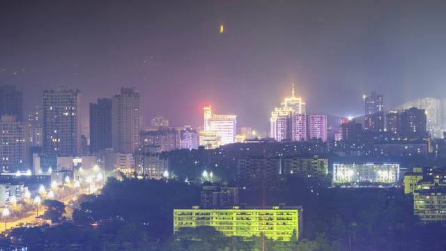 宜宾夜景城市景观