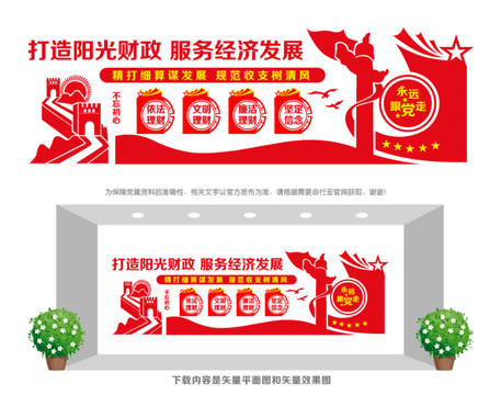 陽光財政宣傳墻