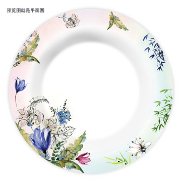 手繪花面設(shè)計