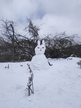 堆雪人