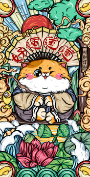 招財(cái)貓好運(yùn)連連