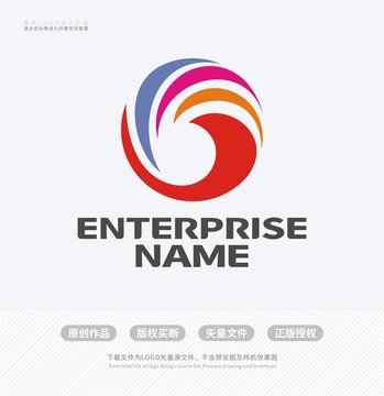 J字母公司LOGO标志设计