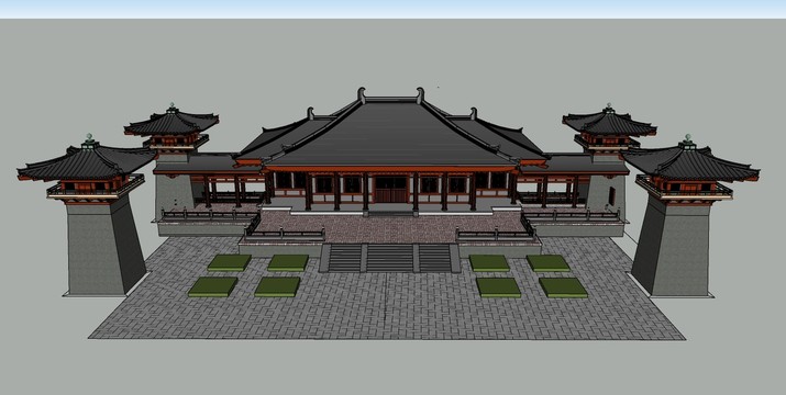 漢唐演視城古建筑