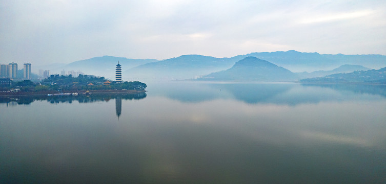 开州汉丰湖风光