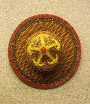 藏族竹编纱帽