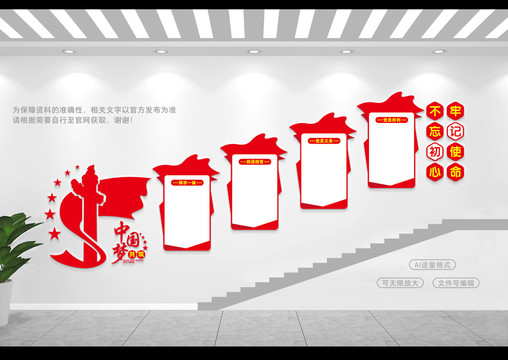 黨建樓梯間文化