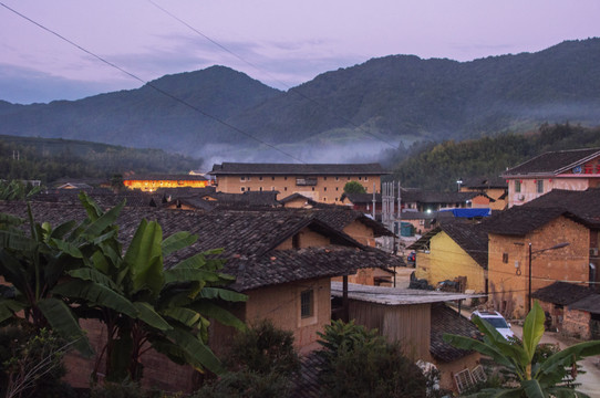 南靖云水谣景区乡村风景