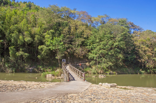 云水谣上楼桥风景