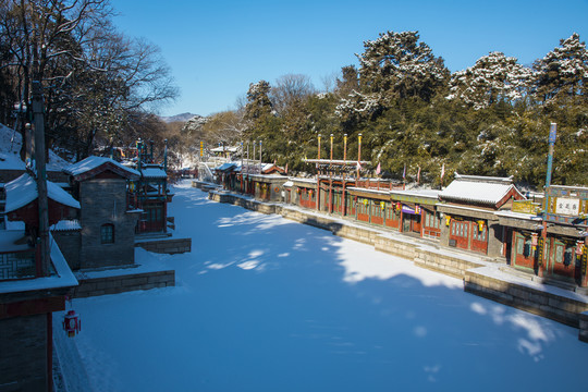 颐和园雪景