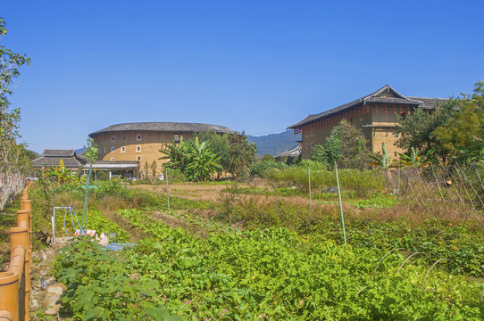 璞山村土楼风景