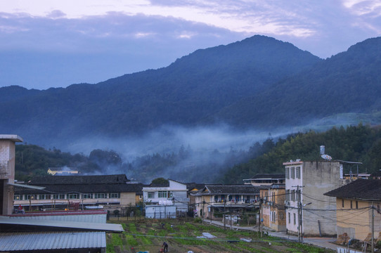 云水谣山村暮色