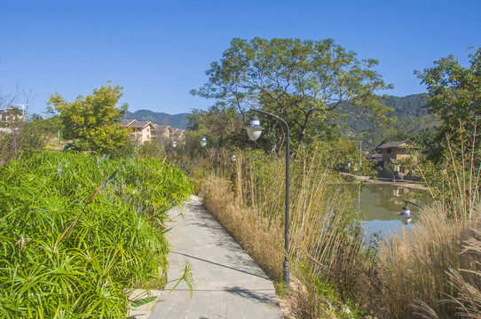 乡村园林休闲步道