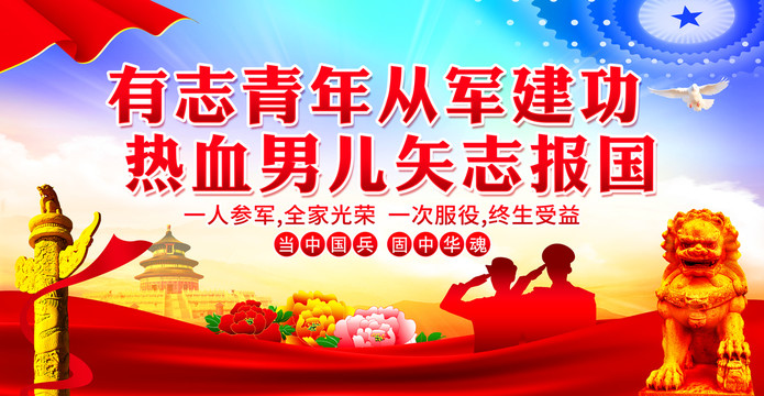 參軍海報