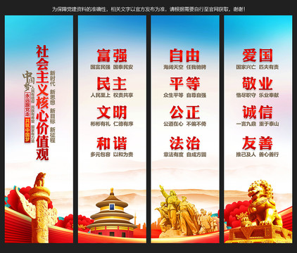 核心價值觀展板