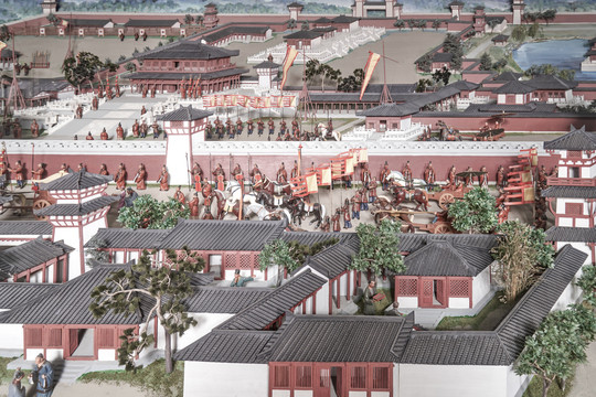 中国古代军营场景