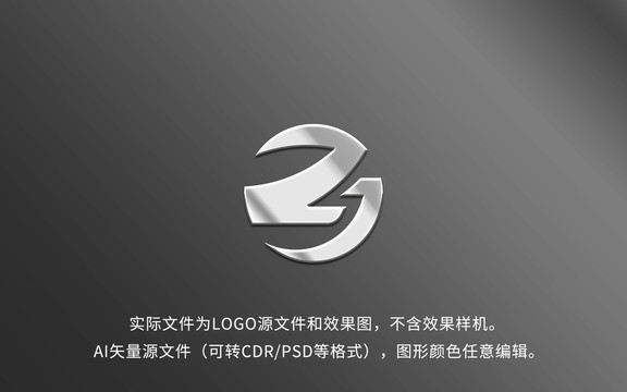 ZJ字母LOGO標(biāo)志設(shè)計