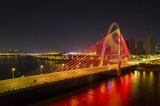 灞河桥夜景