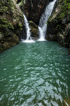 峡谷水流