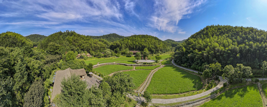 湖南常德桃花源5A景区全景图