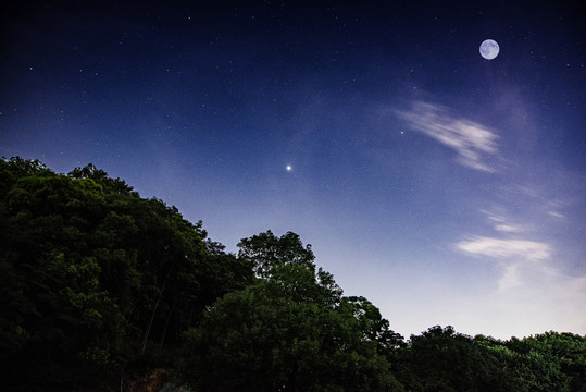 黄昏夜景