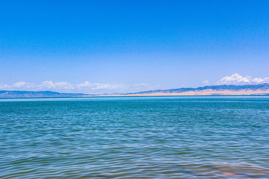 青海湖沙岛