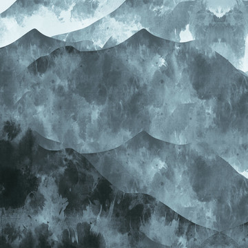水墨山水畫紙